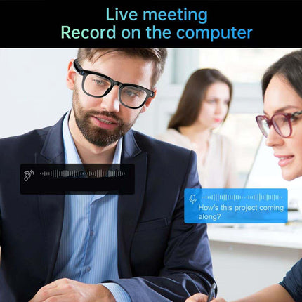 Smart AI Camera Glasses with 8MP HD Camera, 1080P Video, Bluetooth Audio & Real-Time Translation