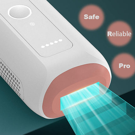 IPL Hair Removal Device with Ice Cooling, 5 Energy Levels and 150,000 Flashes – Portable At-Home Hair Reduction System