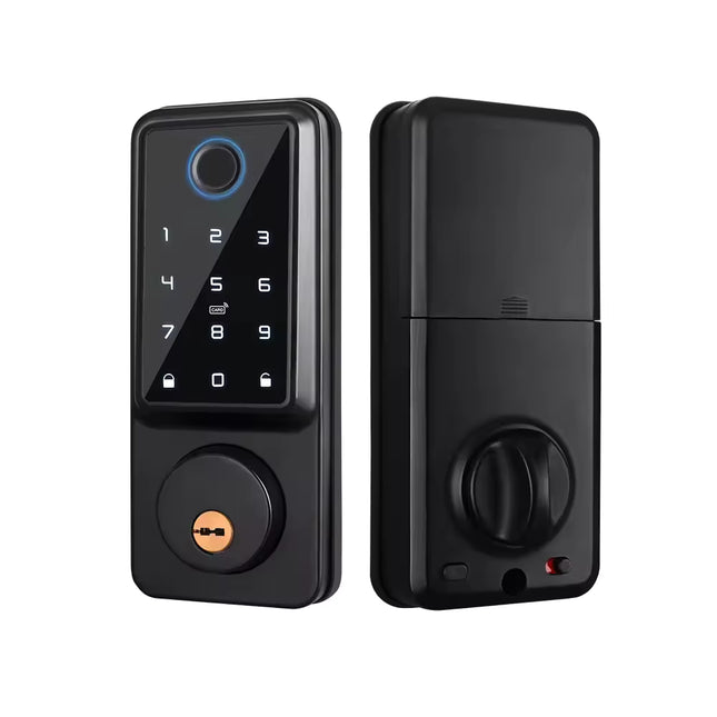 Smart Front Door Lock with Wi-Fi Bluetooth Connectivity and Grade C Lock Cylinder