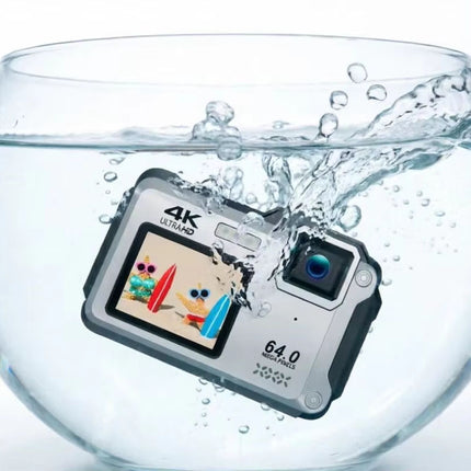 4K Digital Camera with 2.8" HD IPS Screen, Autofocus, Webcam Function & Rechargeable Battery