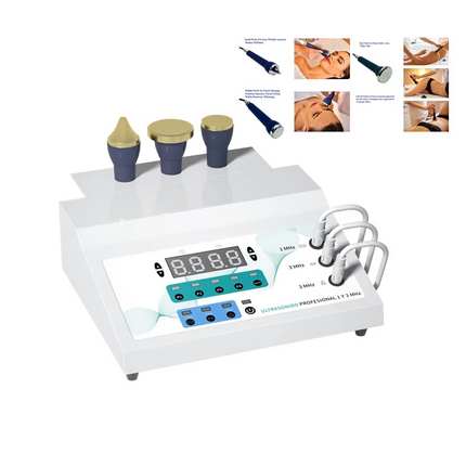 Desktop 1MHz/3MHz Ultrasonic Skin Rejuvenation Machine with Multi-Area Support Probes