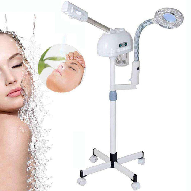 Handheld Cooling Facial Mister with Built-In LED Lamp – Rechargeable & Travel Ready