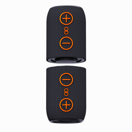 Portable 20W Bluetooth Speaker with Dual 57mm Drivers, TWS Pairing, USB TF AUX & Hands-Free Calls