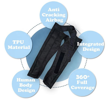 Portable Arm & Leg Compression Relaxation Massager Boots for Circulation and Muscle Recovery
