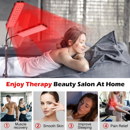 Large LED Panel 660nm Red Light + 850nm Near-Infrared for Wellness and Spa Use
