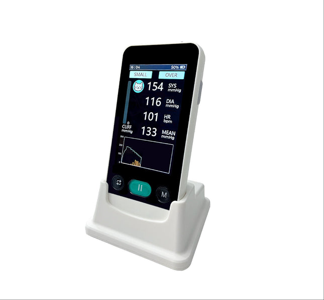 Portable Veterinary Blood Pressure Monitor with NIBP Function, Rechargeable Digital Animal BP Monitor