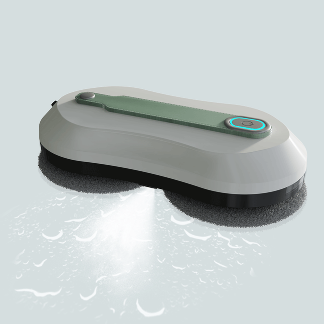 Rechargeable Smart Glass Cleaner Robot with Automatic Spray, Edge Detection & Lightweight Design