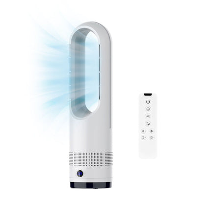 Vertical 2-in-1 Electric Cooling & Heating Tower Fan 1200W Slim Design White