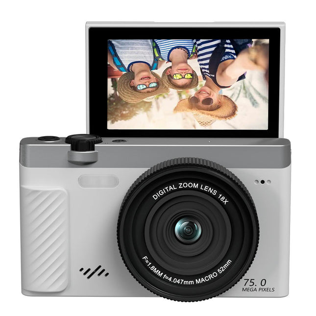 4K Digital Camera with 18X Zoom, WiFi, Autofocus, LED Fill Light and 3.0" IPS Screen