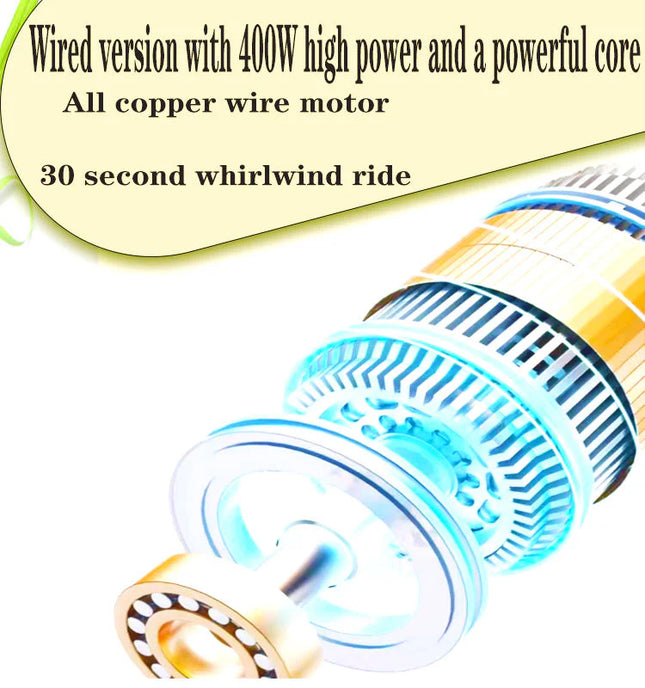 Cordless Electric Hand Blender with Rechargeable Battery, 12-Level Speed Adjustment & Complete Mixing Attachments