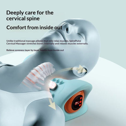 Cervical Pillow and Neck Massager with Heat and Vibration Relaxation
