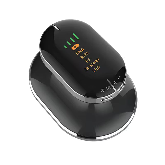 Portable EMS Body Shaping Massager with RF Vibration for Arms Legs and Belly