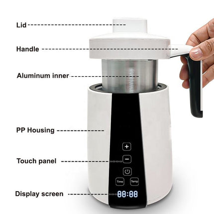 Portable 350ml Botanical Oil Infuser Machine with Preset Heating and Timer Controls