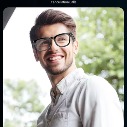 Smart AI Camera Glasses with 8MP HD Camera, 1080P Video, Bluetooth Audio & Real-Time Translation