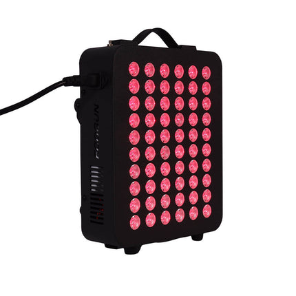Portable Red Light Relaxation Device Touch Control Desk Stand Black