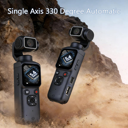 4K Digital Camera with 64MP, WiFi, 1.72" Touchscreen & Webcam Function
