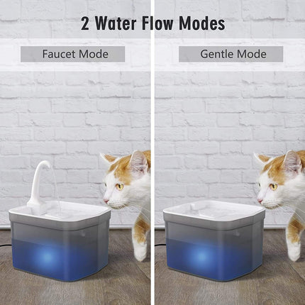 2L Automatic Pet Water Fountain with Adjustable Silent Pump and Multi-Stage Filtration