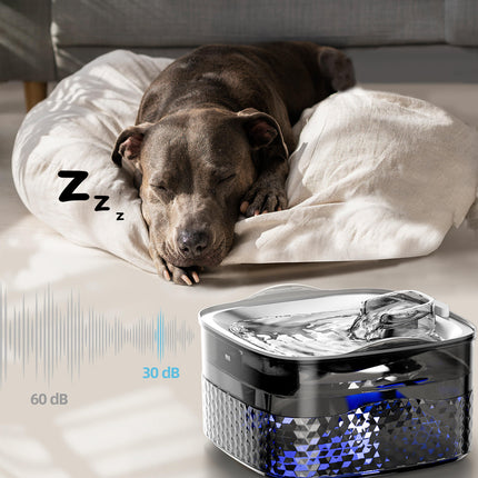 9L Automatic Pet Water Fountain with 304 Stainless Steel Plate and Multi-Stage Purification