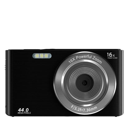 44MP 4K Digital Camera with Auto Focus, 16x Digital Zoom, 2.8 Inch Screen & LED Fill Light
