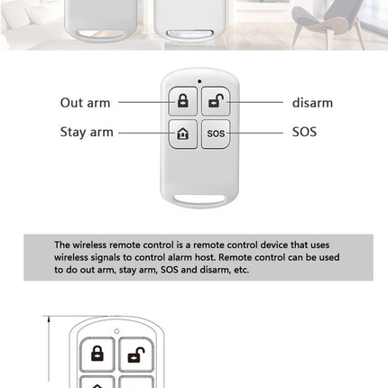 Universal Wireless Remote Controller 433MHz/868MHz Replacement Remote for Gate and Garage Door