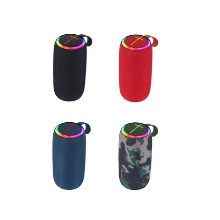 Rechargeable Bluetooth Speaker with Dual Speakers, 1500mAh Battery, FM Radio, USB & TF Music Playback