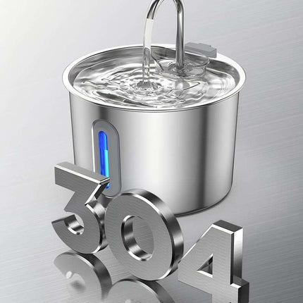 2.2L Automatic Pet Water Fountain with Silent 5V Pump and Multi-Stage Filtration