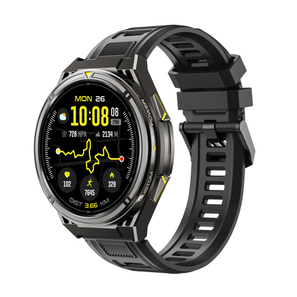 Outdoor Smart Watch with AMOLED Display, 100+ Sports Modes and Voice Assistant