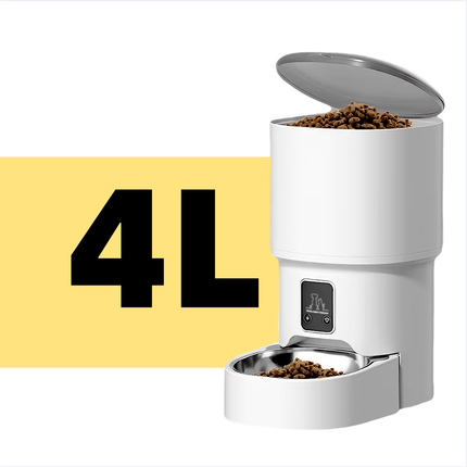 4L Automatic Pet Feeder with Programmable Timer for Cats and Dogs