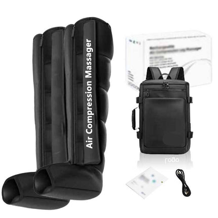 Portable Wireless Leg Massager with Air Compression for Circulation and Fatigue Relief
