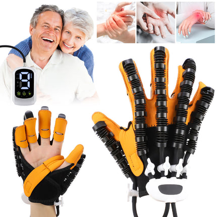 Cordless Robotic Hand Rehab Glove with Air Pump, LED Display & Auto Shut-Off