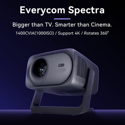 Portable HD Smart Projector with Auto Focus, Linux System, Netflix & YouTube, 2GB+32GB