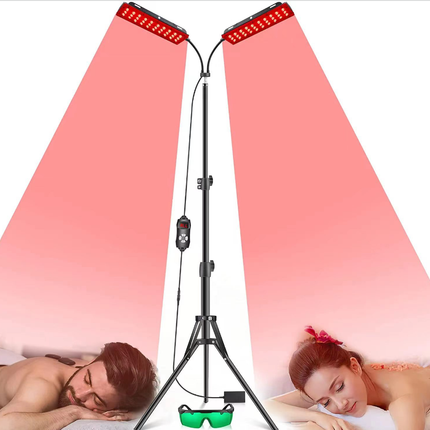 Large LED Panel 660nm Red Light + 850nm Near-Infrared for Wellness and Spa Use