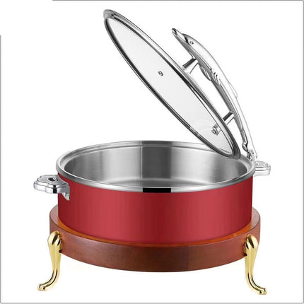 32cm Large Soup Pot with Lid, 3-Ply Stainless Steel Heavy-Duty Stockpot