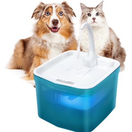 2L Automatic Pet Water Fountain with Adjustable Silent Pump and Multi-Stage Filtration