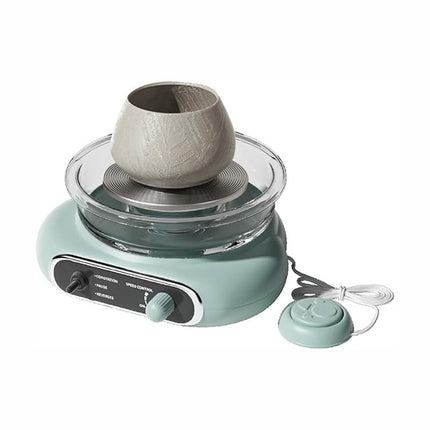Electric Clay Pottery Wheel DIY Craft Set with Desktop-Friendly Design