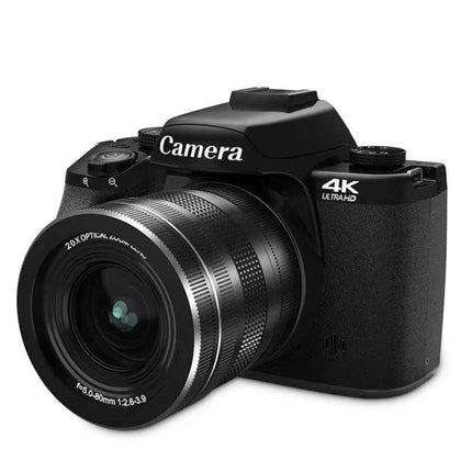 4K Digital Camera with 20X Optical Zoom, 75MP Recording & 4.0" Touch Screen