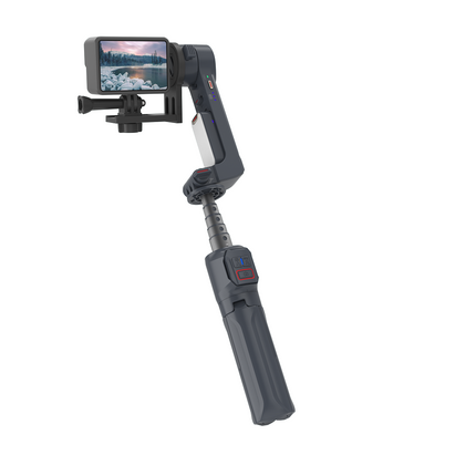 Cordless Smartphone Gimbal Stabilizer with Telescopic Rod & FPV Mode