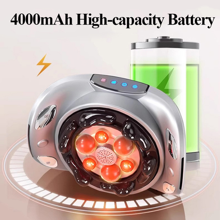 Portable Abdominal Massage Device with Adjustable Intensity and Moxibustion Support