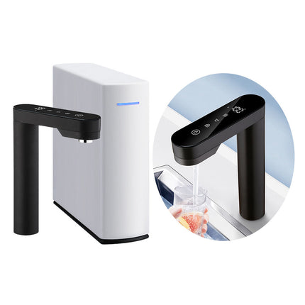 Smart Touch Instant Heating Kitchen Faucet, Rotating Spout, 7 Temperature Modes Up to 100°C