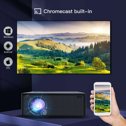 Home Theater Projector 600 ANSI Lumens 4K Support with Dolby Audio