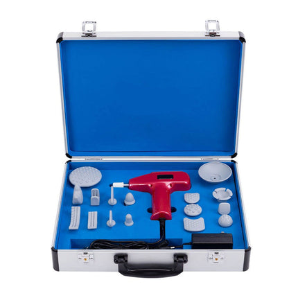 Portable Electric Muscle Massager with 16 Interchangeable Heads and 9 Speed Settings