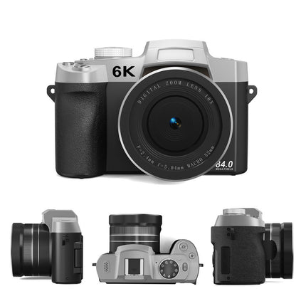75MP Digital Camera with 6K Video, 18X Digital Zoom and 3.0 Inch Flip Touch Screen