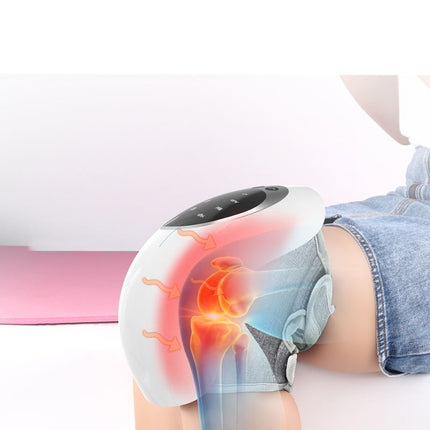 Wearable Heated Knee Relaxation Massager with Adjustable Vibration & Circulation Boost