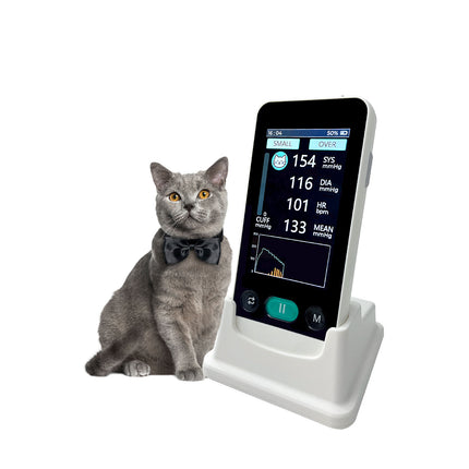 Portable Veterinary Blood Pressure Monitor with NIBP Function, Rechargeable Digital Animal BP Monitor