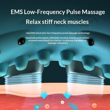 Cervical Pillow and Neck Massager with Heat and Vibration Relaxation