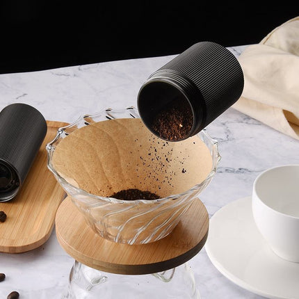Manual Coffee Grinder Conical Burr 25g Capacity Stainless Steel