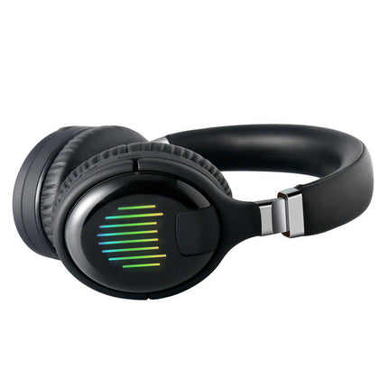LED Silent Disco Headphones Wireless Bluetooth 5.1 with Transmitter Long Range Audio Set