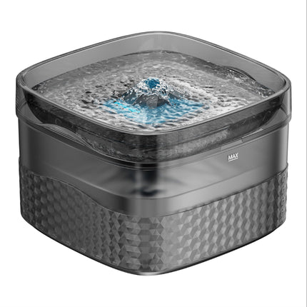 9L Automatic Pet Water Fountain with Silent Adjustable Pump and Multi-Stage Purification