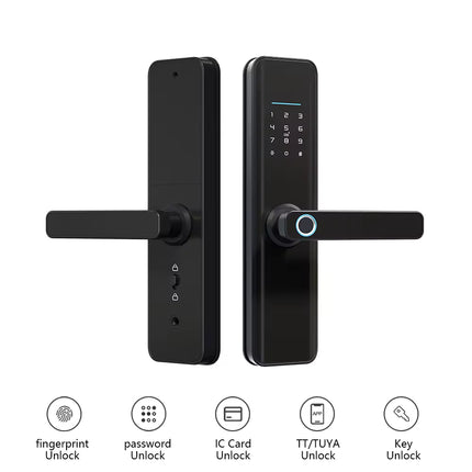 Smart Biometric Fingerprint Door Lock with TTLock App, Bluetooth WiFi & Key Access