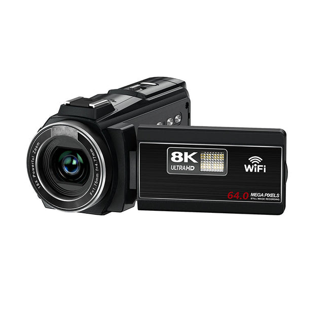 8K Digital Camera with 64MP Photos, 18X Digital Zoom, WiFi & 3.0-Inch Touch Screen